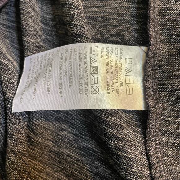 Logo by Lori Goldstein Top Cardigan Set Size XS Purple QVC Chiffon Hem - Picture 6 of 13